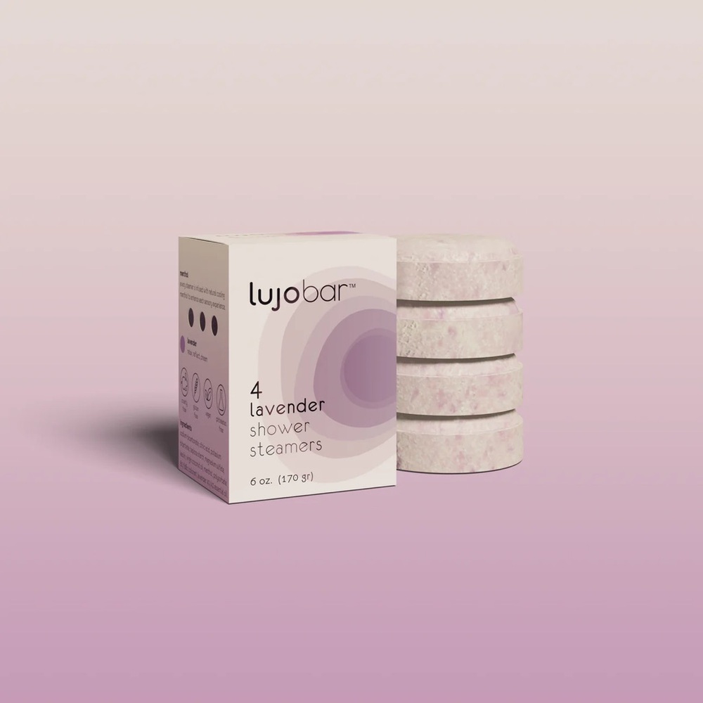 🌸Lujobar - Lavender Shower Steamers | Vegan, Cruelty Free, Phthalates Free 🌸